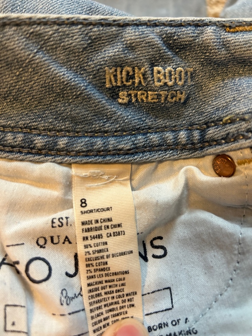 American Eagle Outfitters Light Wash Bootcut Jeans - Picture 2 of 4